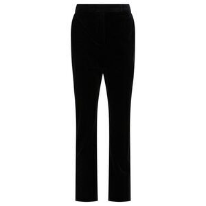 MAX MARA Velvet Tailored Trousers Women BLACK Pants